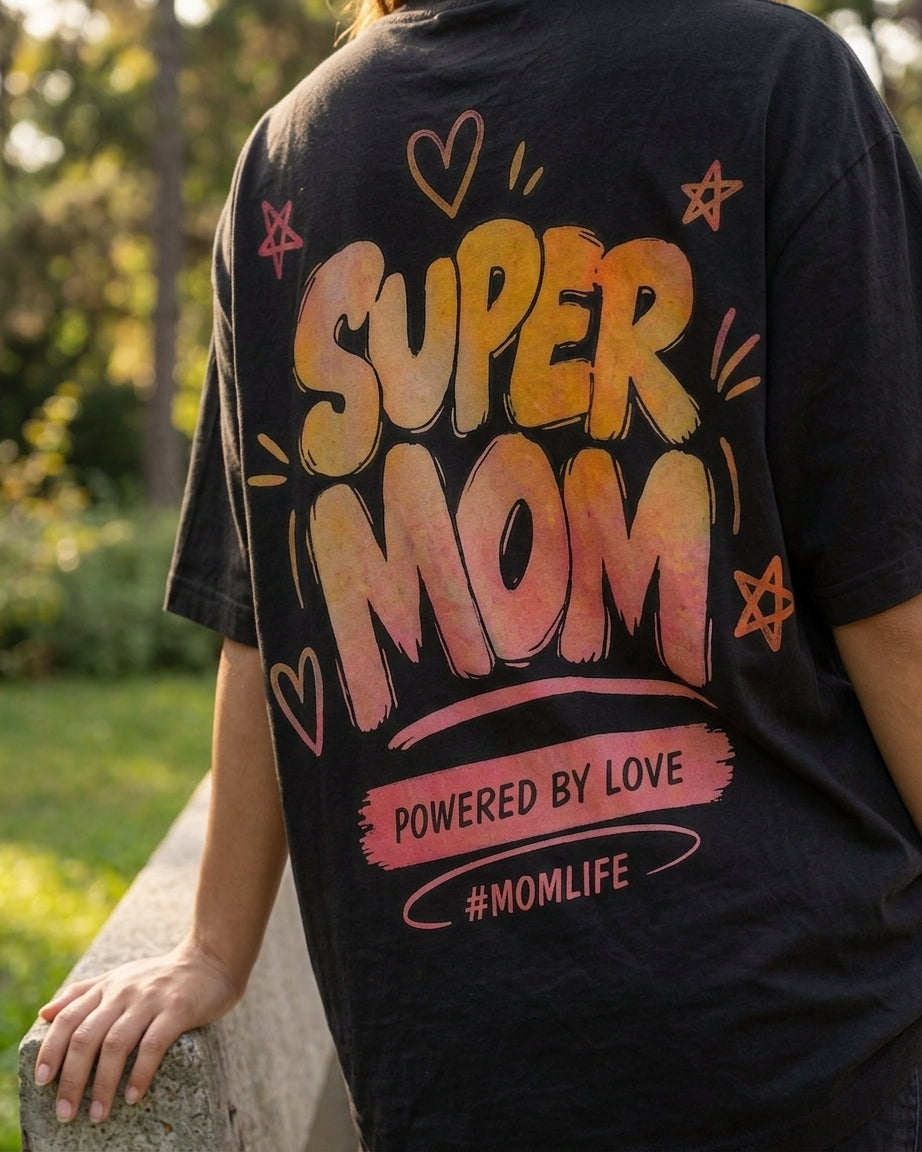 Super Mom – Powered by Love Tee