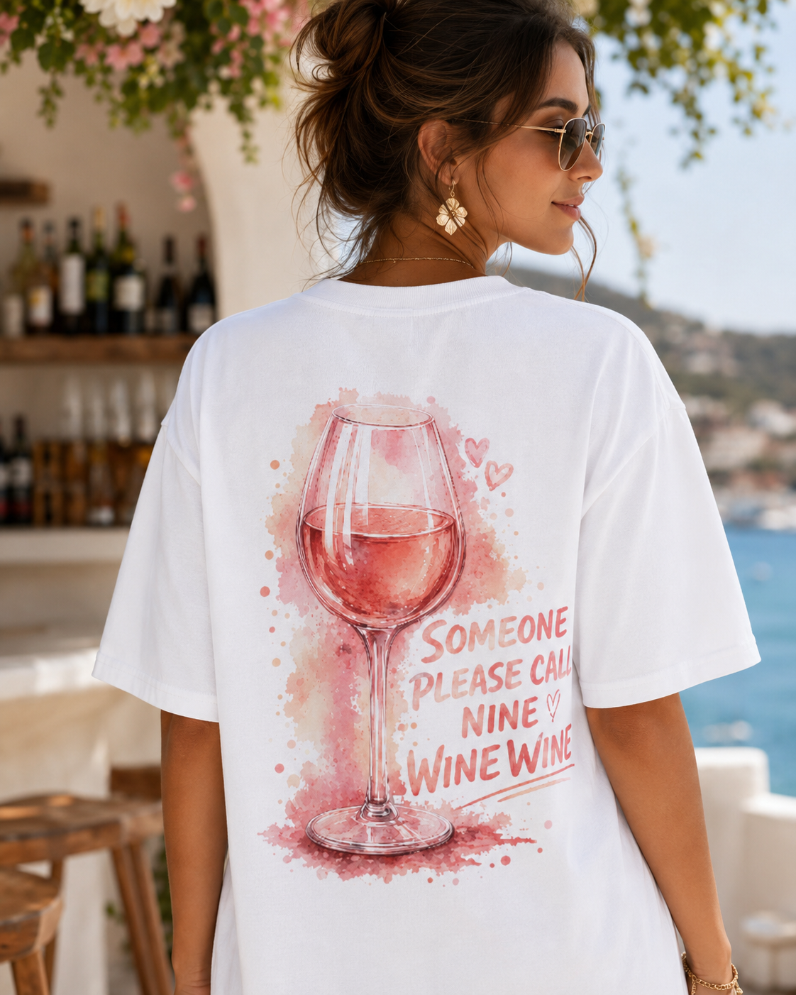 Nine Wine Wine Tee