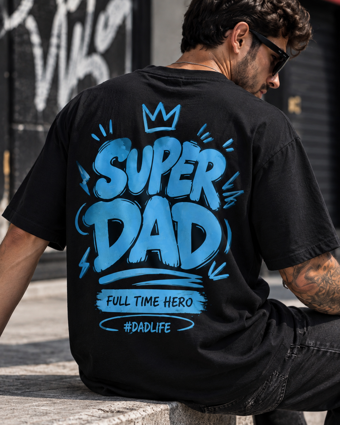Super Dad – Full Time Hero Tee