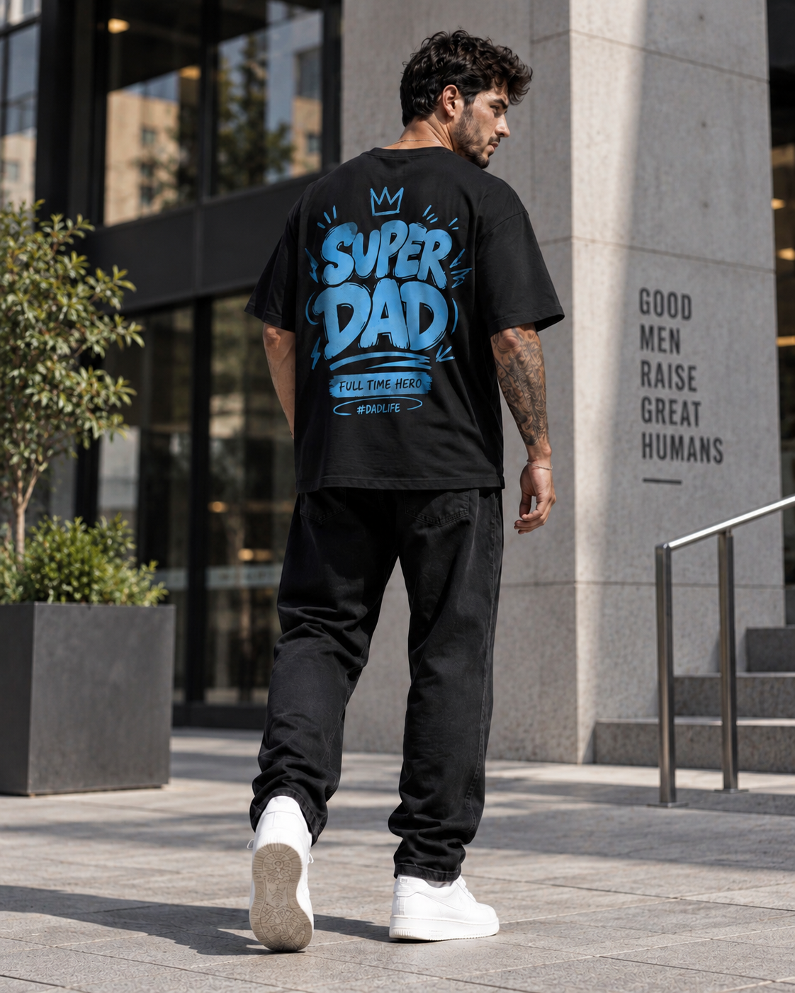 Super Dad – Full Time Hero Tee