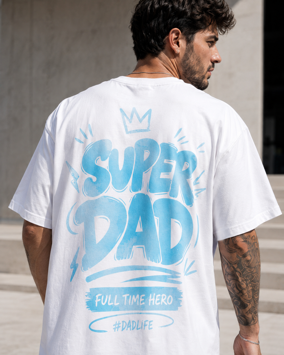 Super Dad – Full Time Hero Tee