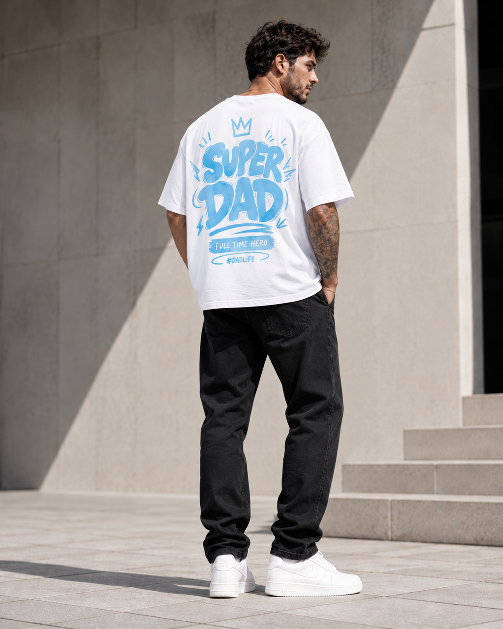 Super Dad – Full Time Hero Tee