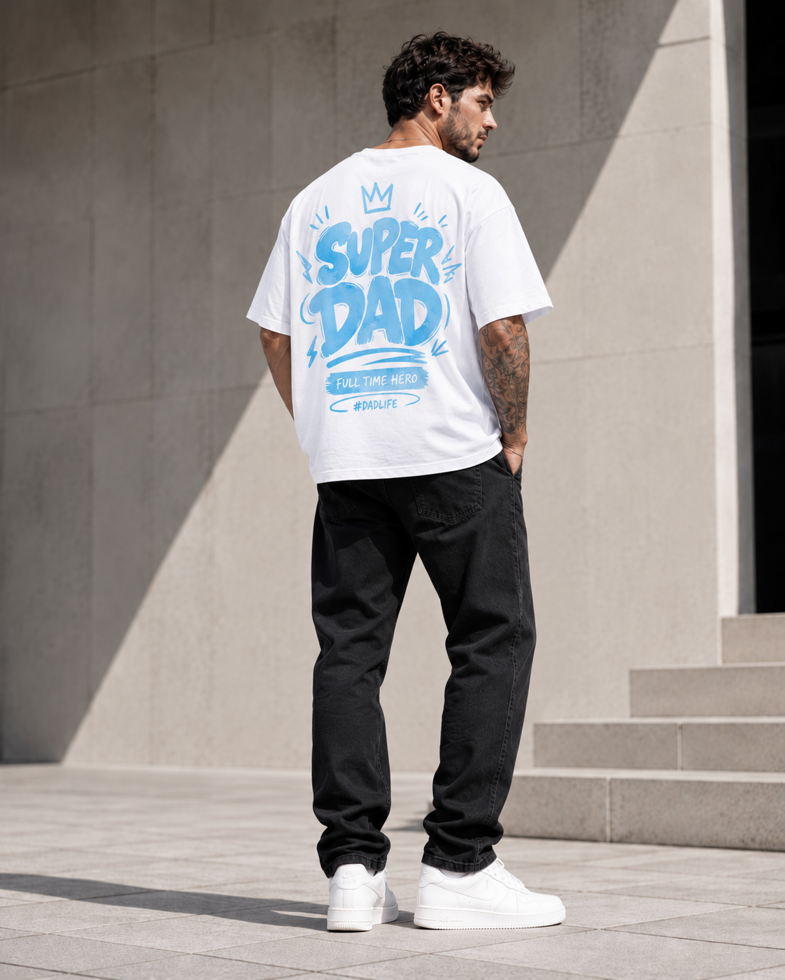 Super Dad – Full Time Hero Tee