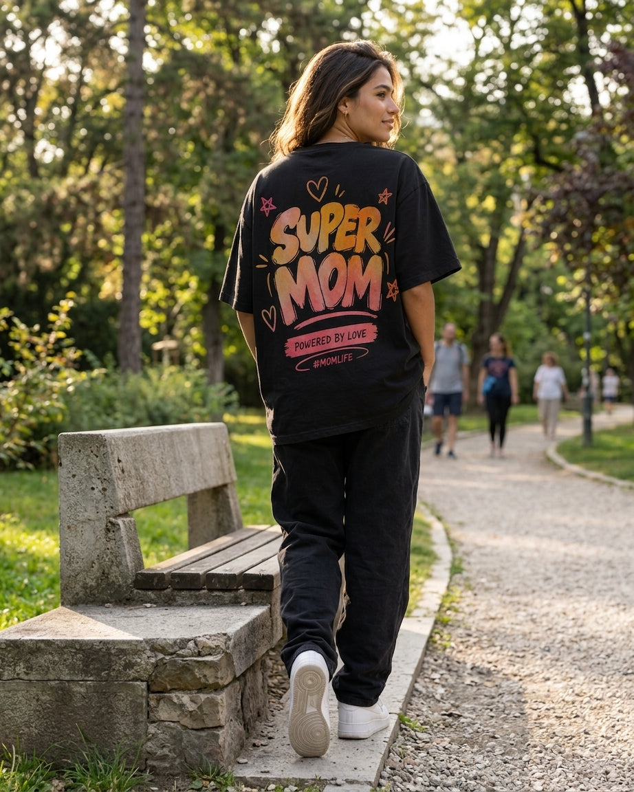 Super Mom – Powered by Love Tee