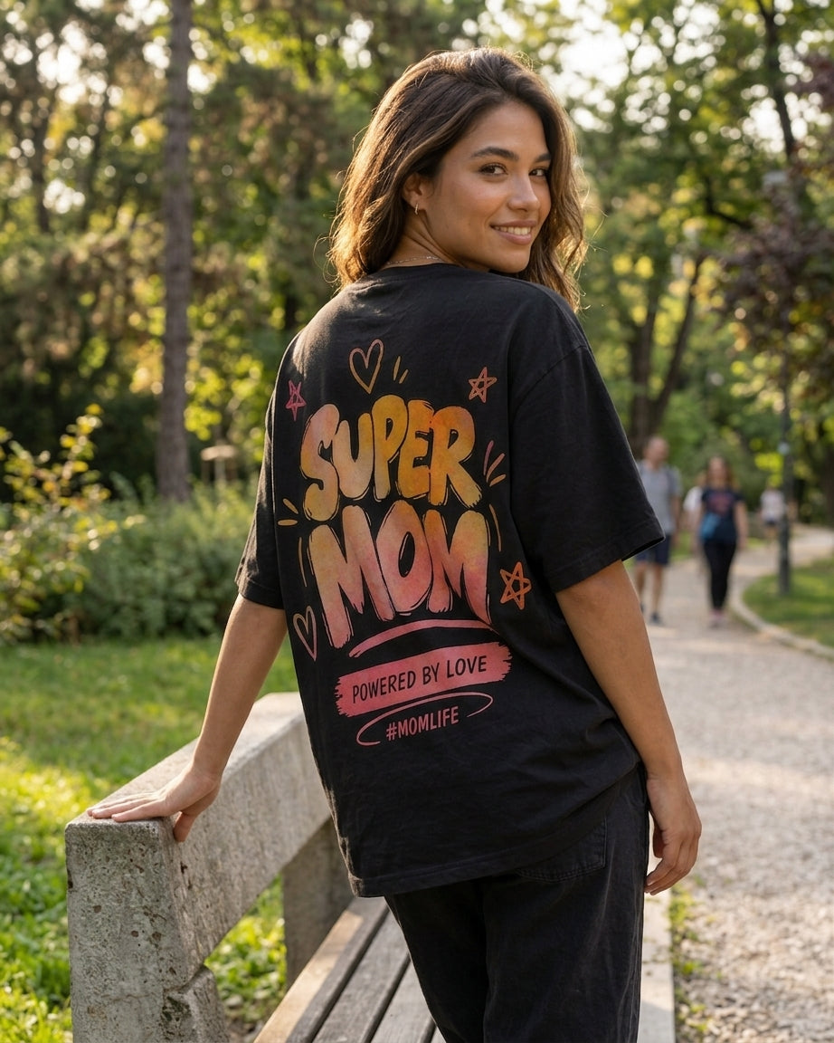 Super Mom – Powered by Love Tee